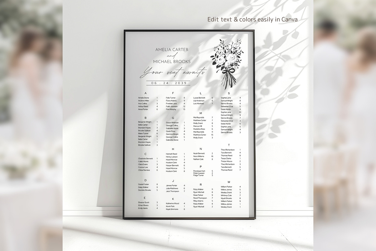 Modern Elegant Alphabetical Canva bd, a Poster Template by TyphoonStudio (Photo 5 of 10)