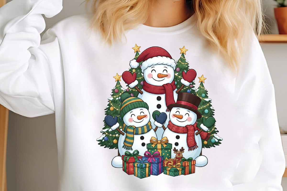 Preppy Knitting Snowman Png, Latch, an Illustration by Designking (Photo 3 of 6)