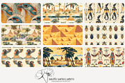 70 Ancient Egypt seamless pattern, a Pattern Graphic by Poppy Lane Studio (Thumbnail 6 of 10)