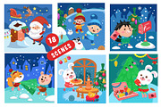 Merry Christmas Collection, an Animal Illustration by ArtyCats (Thumbnail 6 of 9)