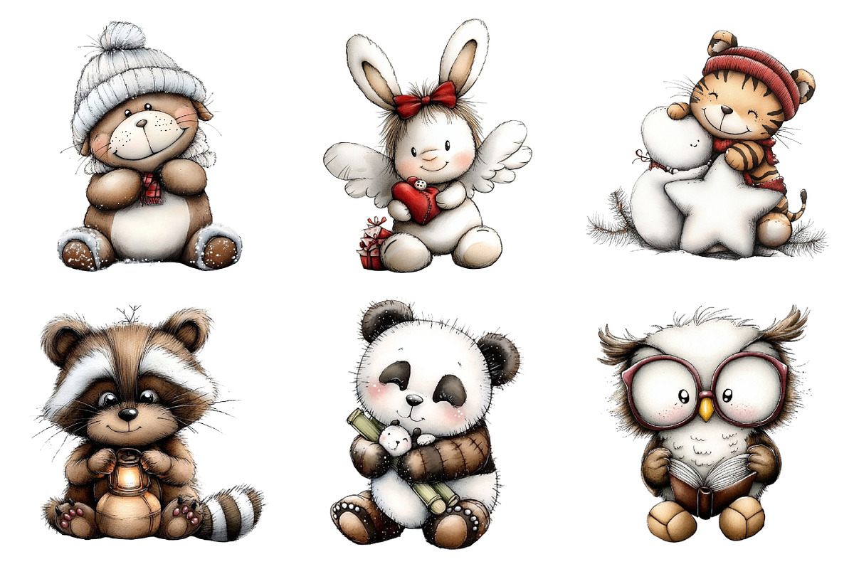 Adorable Animal World Clipart, an Illustration by Daily.Designs (Photo 3 of 5)