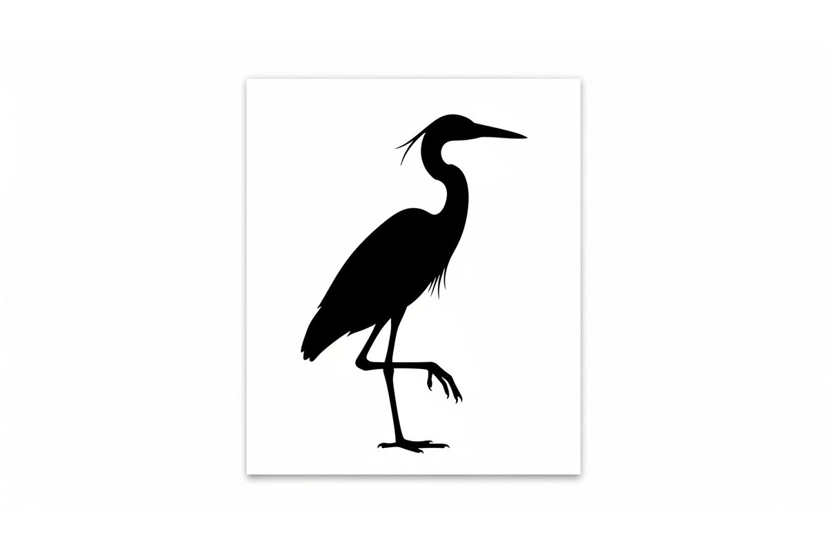 50 Heron Crane Silhouette Bundle, an Illustration by Amazin_art (Photo 38 of 39)