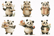 Mothers Day Funny Panda Clipart, an Illustration by DreamArtGraphic (Thumbnail 7 of 8)
