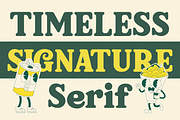 Curlonia Retro Display Serif Font, a Serif Font by Rasio Studio (Thumbnail 3 of 9)