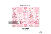 Easter Village Seamless Pattern, a Seasonal Illustration by TitaLivingArt (Thumbnail 12 of 13)