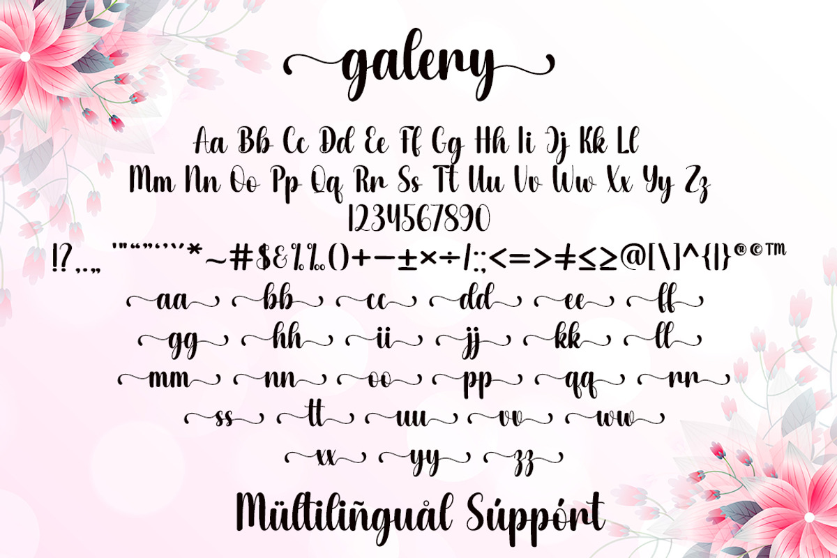 Galery, a Script Font by DN Creative (Photo 7 of 8)