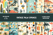 Vintage Palm Springs Seamless, a Pattern Graphic by Chromolume Studio (Thumbnail 1 of 15)