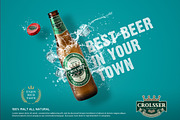 Beer Ad Mockup, an Advertising Mockup by g design (Thumbnail 2 of 3)