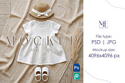 Cotton Fabric Dress Mock up, a Shirt Mockup by Mie Mockup Studio (Thumbnail 1 of 7)
