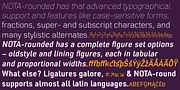 Nota-Rounded, a Sans Serif Font by Wiescher-Design (Thumbnail 4 of 7)