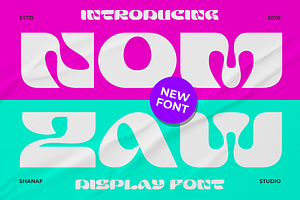 Nomza Modern Bold Display Font, a Font by PutraCetol Studio