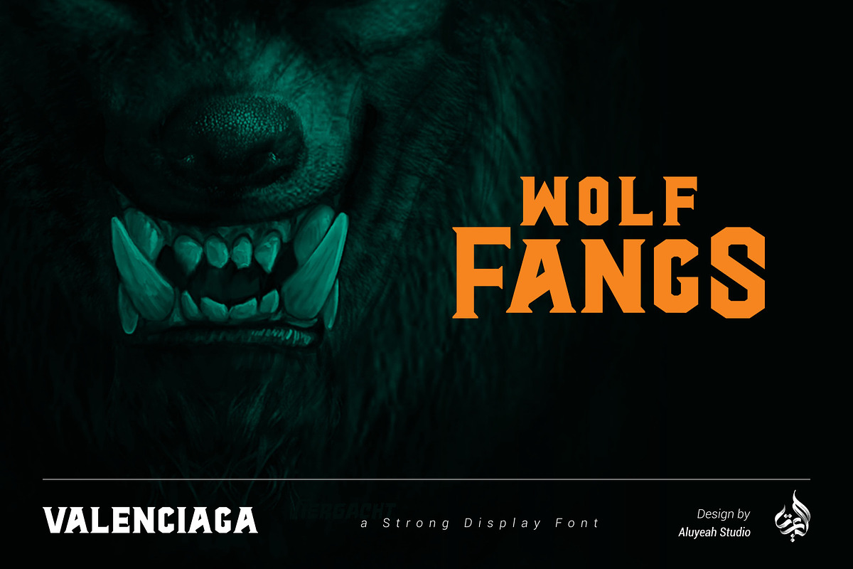Valenciaga | Strong Display Font, a Font by Aluyeah Studio (Photo 6 of 11)