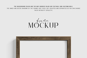 5:7 A4 Frame Mockup PSD PNG 03-04