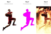 Rising Sun Photoshop Action preview 2