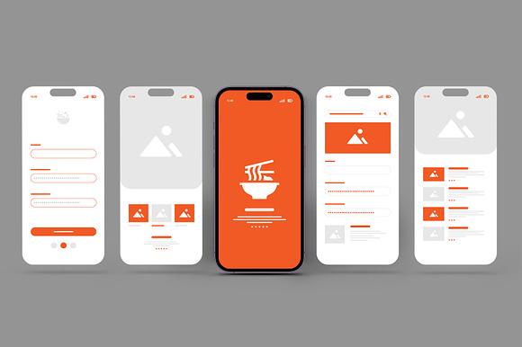 Mobile App Wireframe UI UX Design preview 7