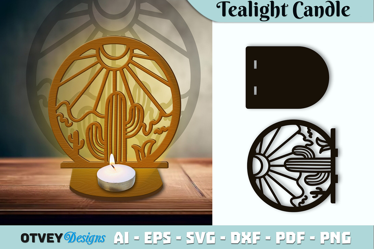 Beach Sunset Tealight Candle Holder, an Object Graphic by OTVEY DESIGN (Photo 13 of 13)