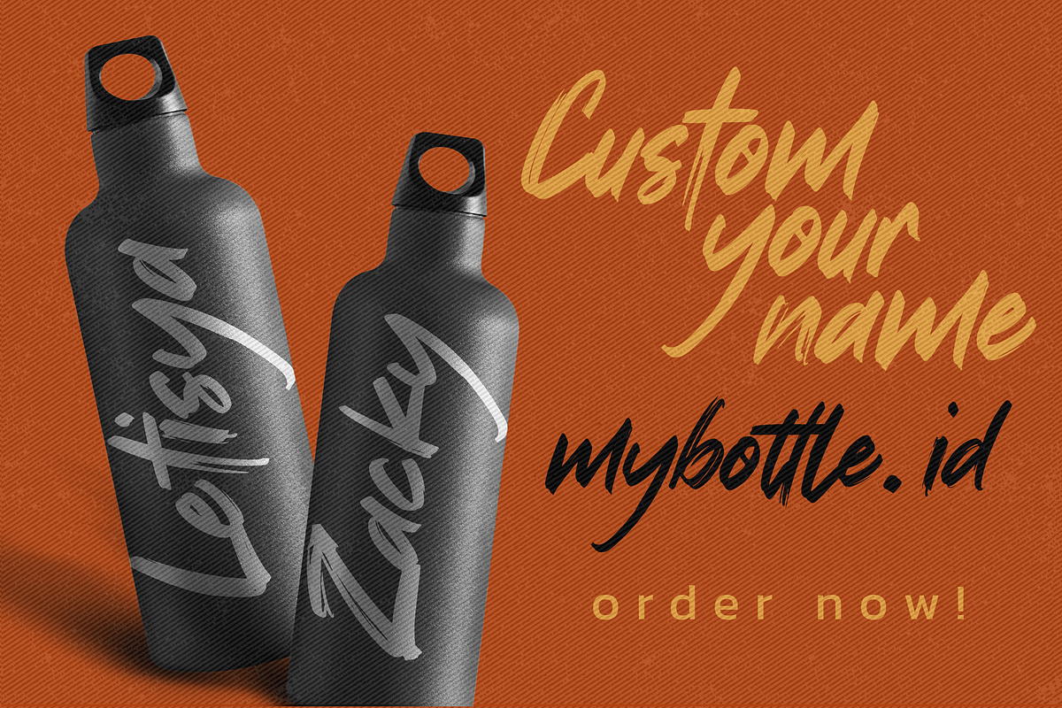 Harmless - Rough Brush Font, a Font by Gassstype (Photo 3 of 8)