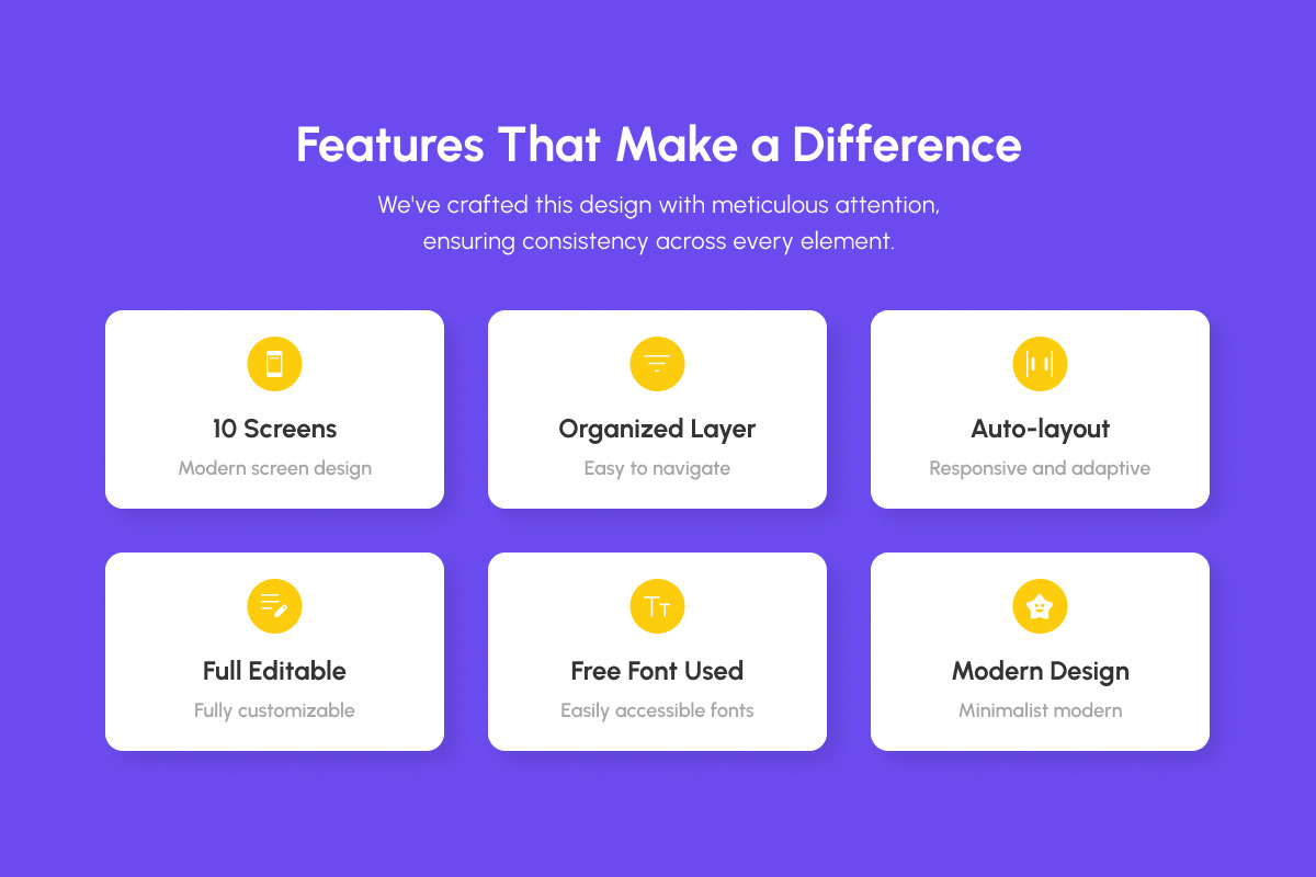 QPoint – Exam Learning App UI Kit, an App Template by productype1 (Photo 2 of 5)