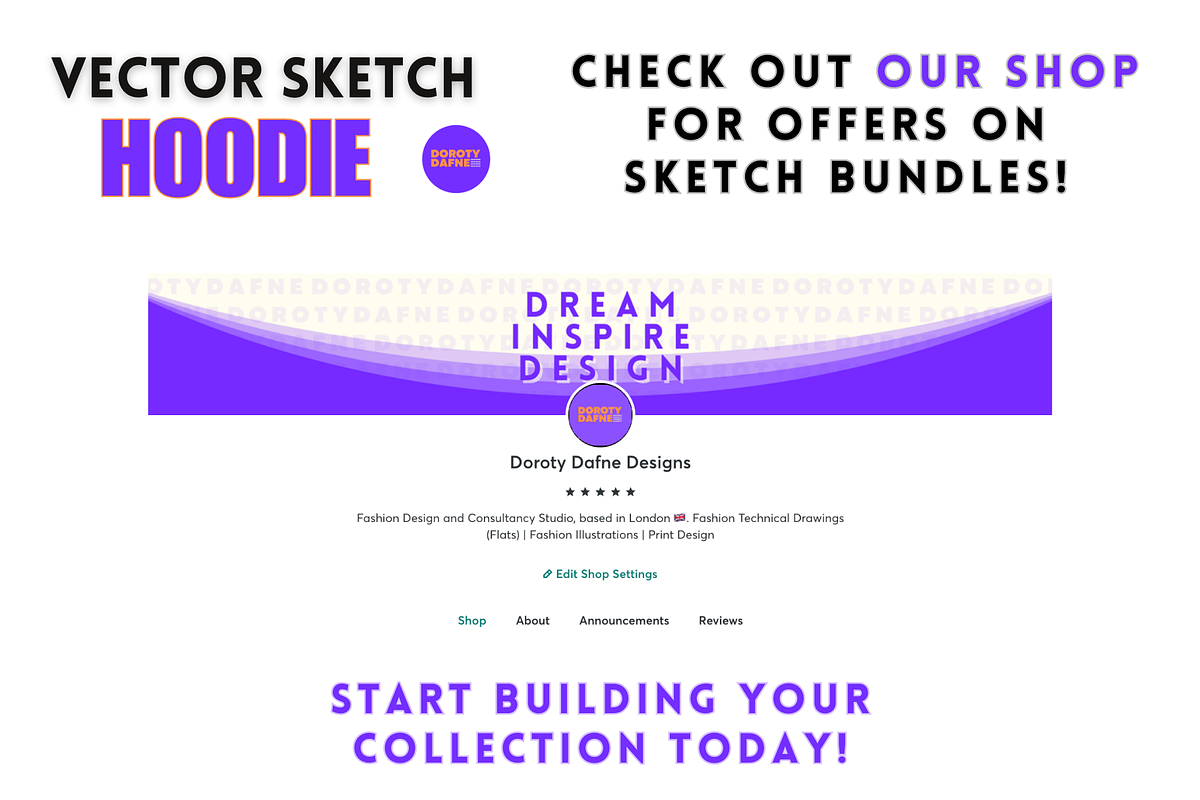 Pullover Hoodie, an Apparel Mockup by Doroty Dafne Designs (Photo 6 of 7)