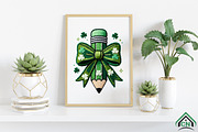 St Patricks Day Teacher Coquette Png, an Illustration by Craft Nest (Thumbnail 4 of 4)