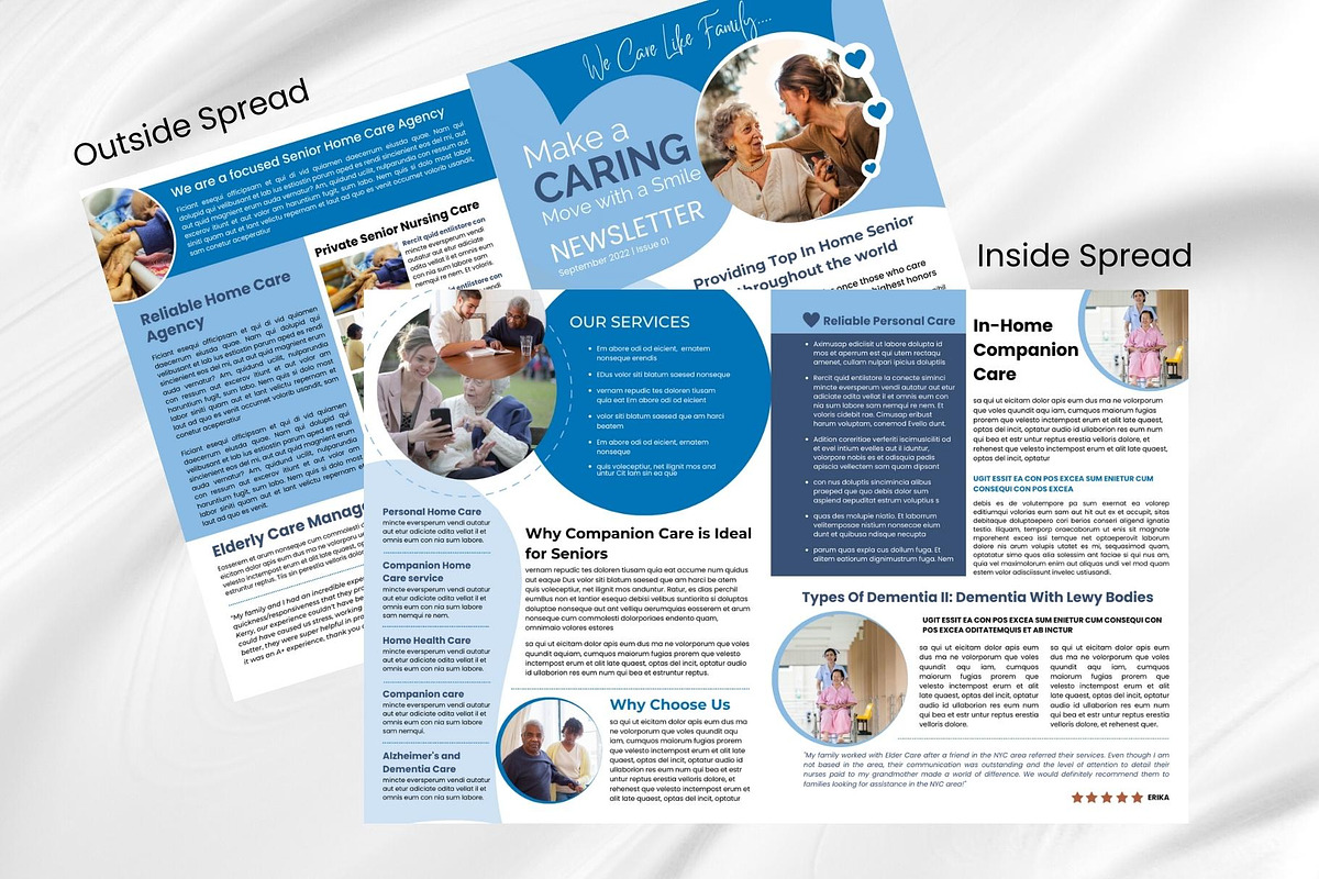Canva Newsletter Template Caregiver, an Email Template by PixelCraft (Photo 9 of 15)