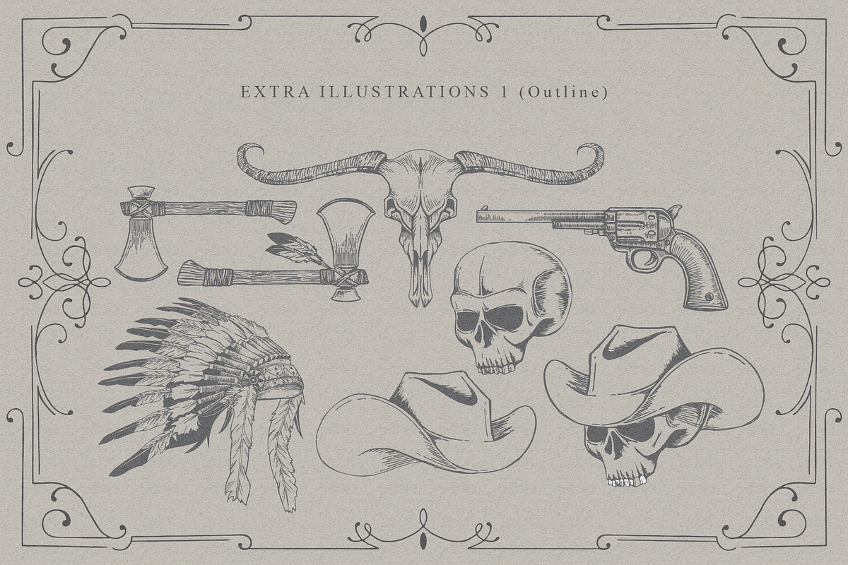 Bullhawk for Logo & Vintage Branding, a Serif Font by ilhamtaro (Photo 14 of 19)
