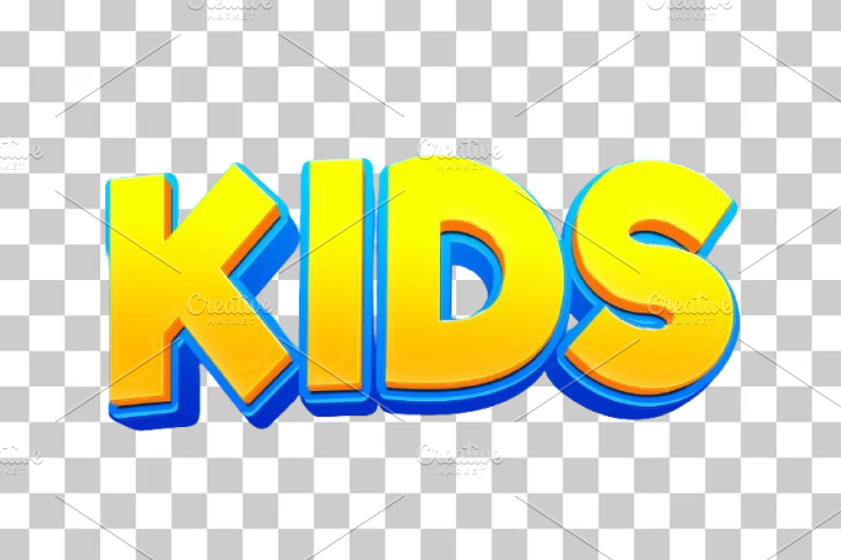 Kids Editable Text Effect PSD, a Layer Style Add-On by TrueVector (Photo 2 of 2)