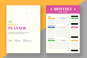 Budget Planner Template, a Stationery Template by ContestDesign (Thumbnail 1 of 3)