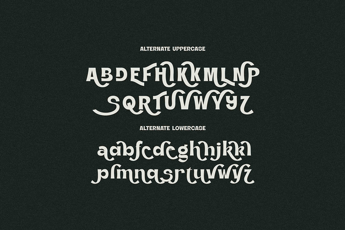 Tirayuna Bold Retro Serif, a Serif Font by Cruzine (Photo 7 of 10)
