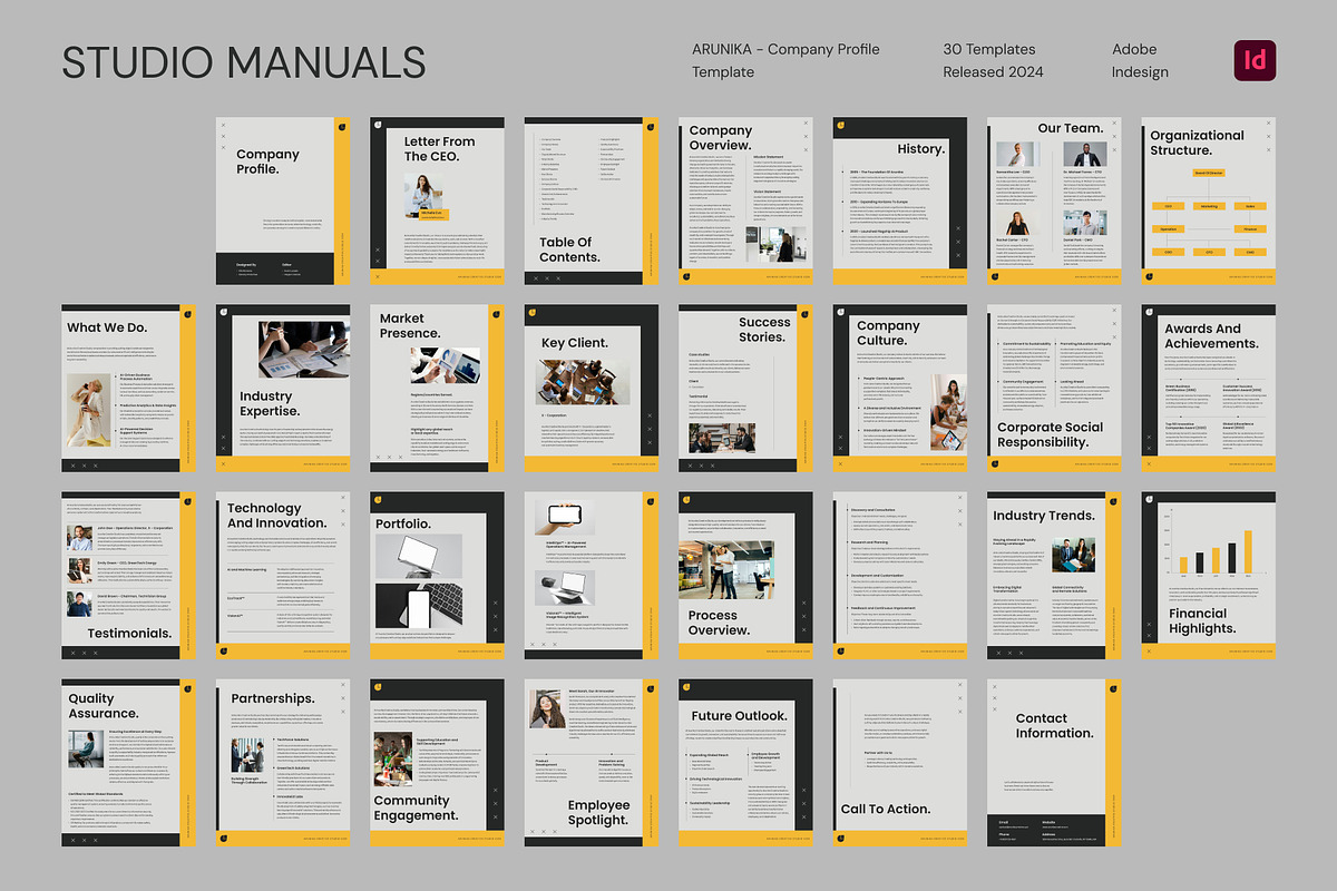 ARUNIKA – Company Profile Template, a Social Media Template by Studio Manuals (Photo 8 of 8)