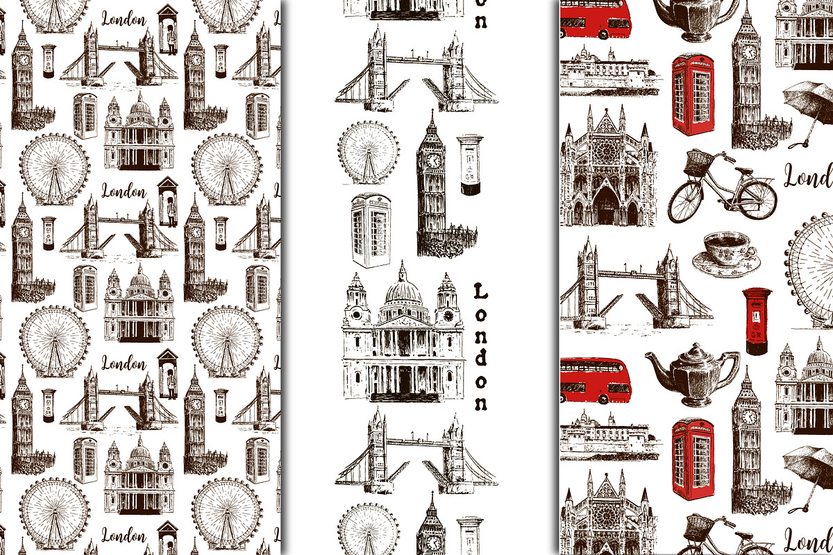 Set of London sketches, a Decorative Illustration by Everilda (Photo 5 of 7)