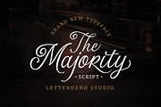 The Majority Script, a Script Font by Letterhend Studio (Thumbnail 1 of 10)