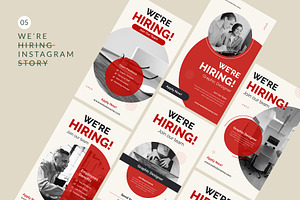 We're Hiring Instagram Stories, a Social Media Template by Pixelpick