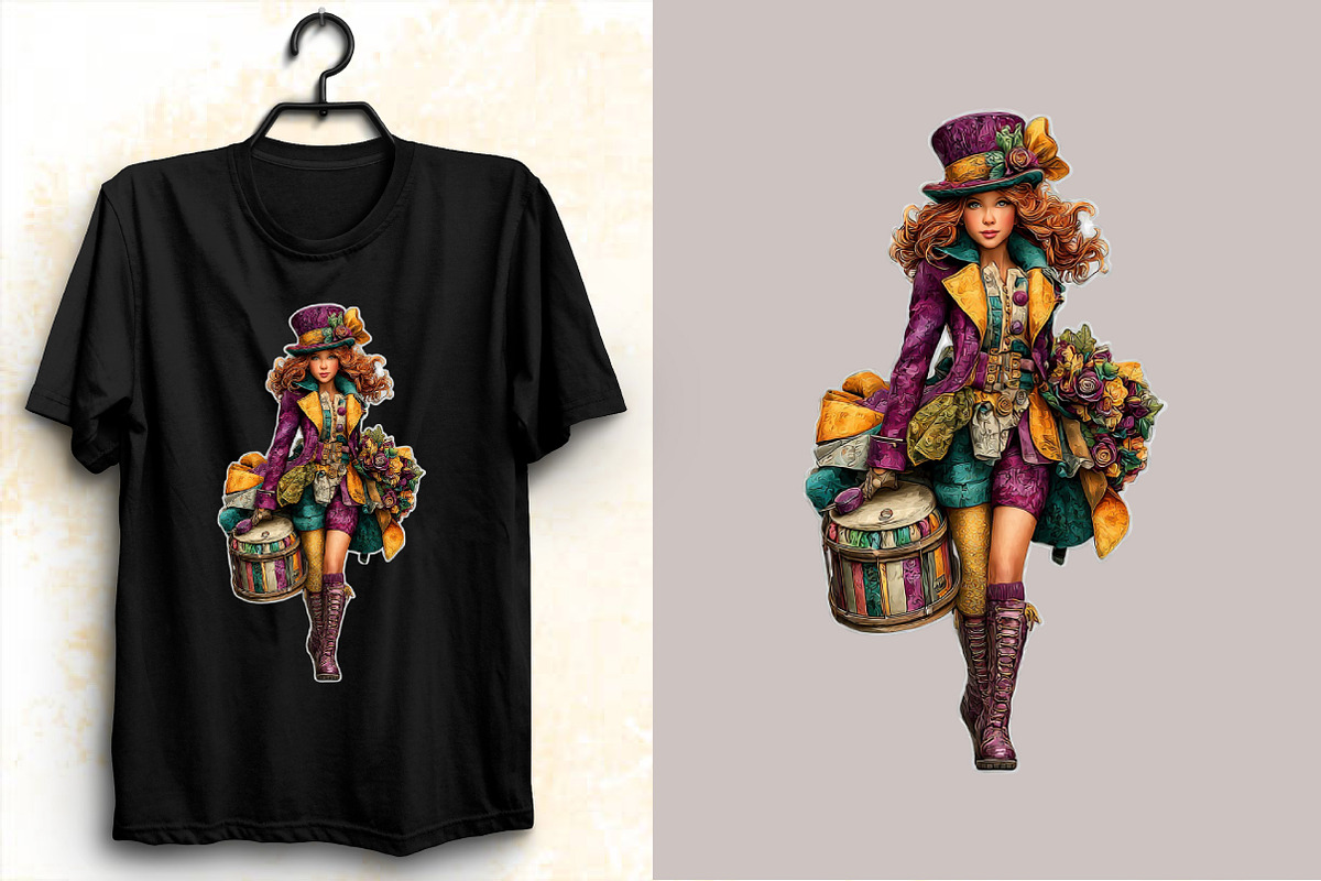 Watercolor Mardi Gras Clipart Bundl, an Illustration by SVGArt (Photo 6 of 8)