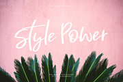 Style Power (SVG script), a Script Font by BilberryCreates (Thumbnail 1 of 7)