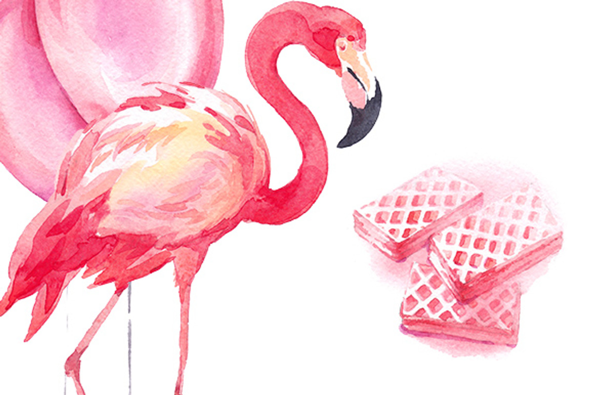 Pink watercolour collection, a Food Illustration by masha gross (Photo 4 of 4)