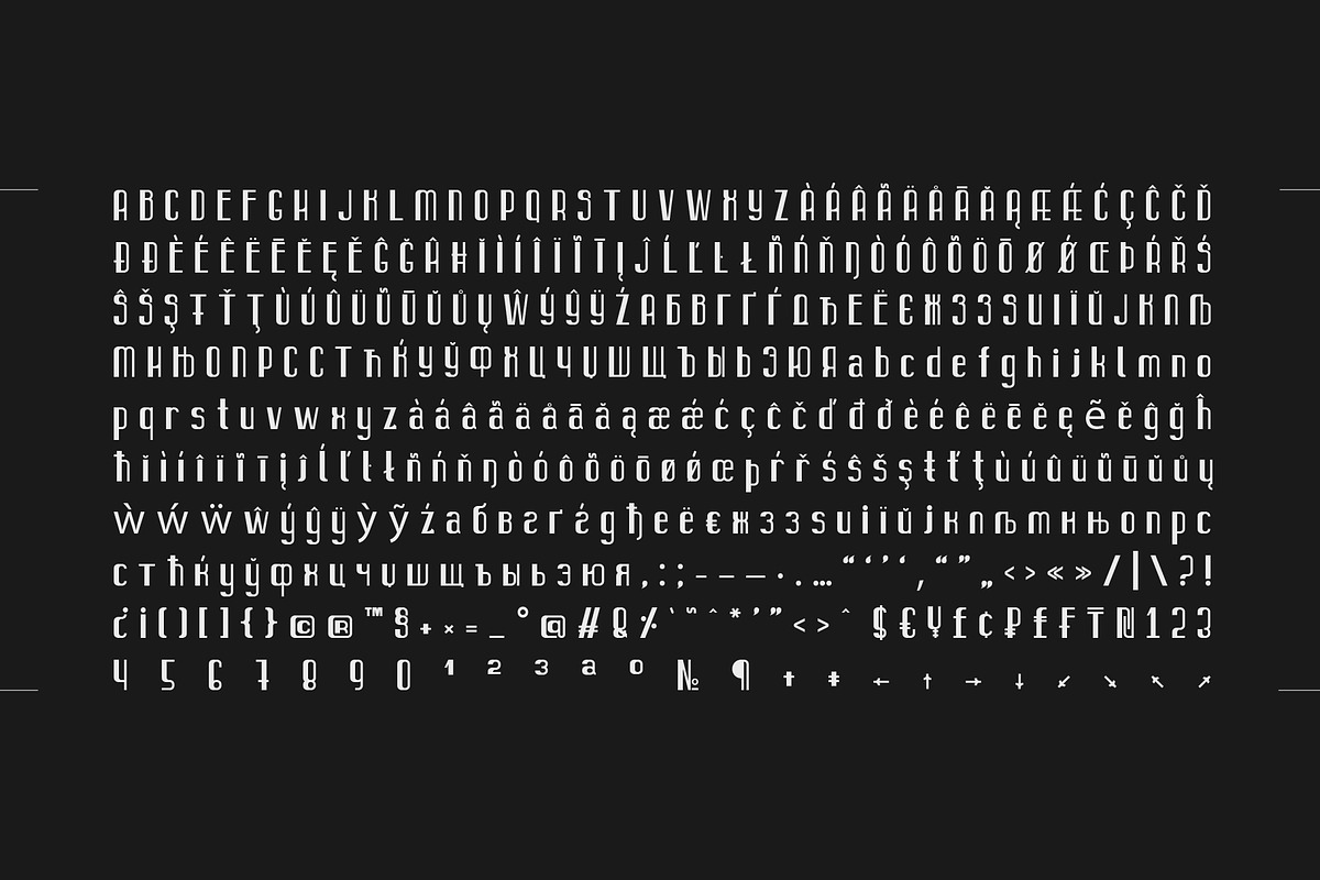 SK Mutka — Display Art-Deco Font, a Sans Serif Font by Shriftovik Type Foundry (Photo 8 of 10)