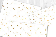 Gold Sprinkles Digital Paper- Opaque, a Pattern Graphic by The Digital Download Shop (Thumbnail 2 of 5)