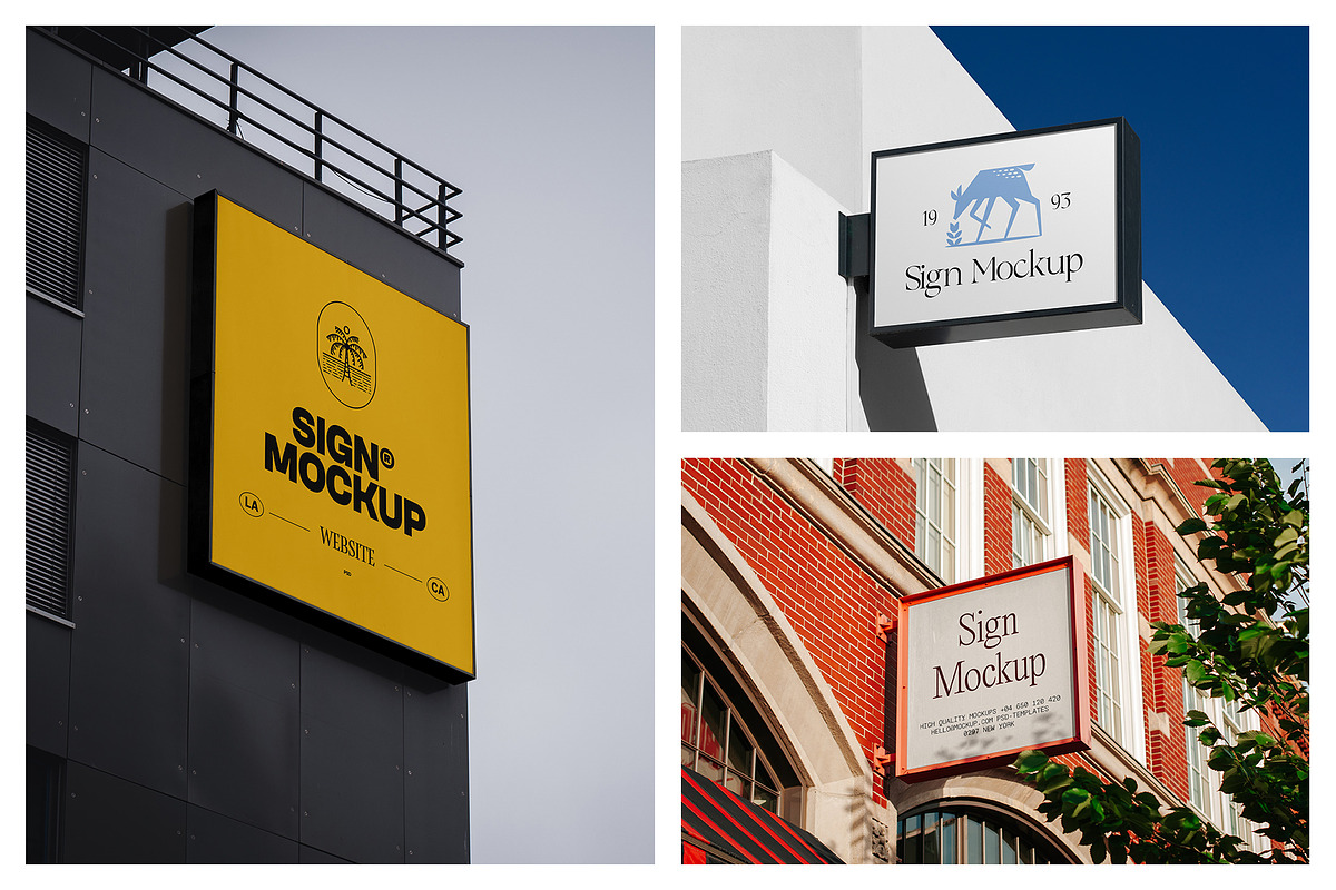 Signage Mockups vol.03 - Advertising, an Advertising Mockup by MockupForest (Photo 6 of 11)