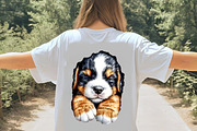 watercolor funny peeking dogs clipar, an Illustration by GatewayDesign (Thumbnail 5 of 9)