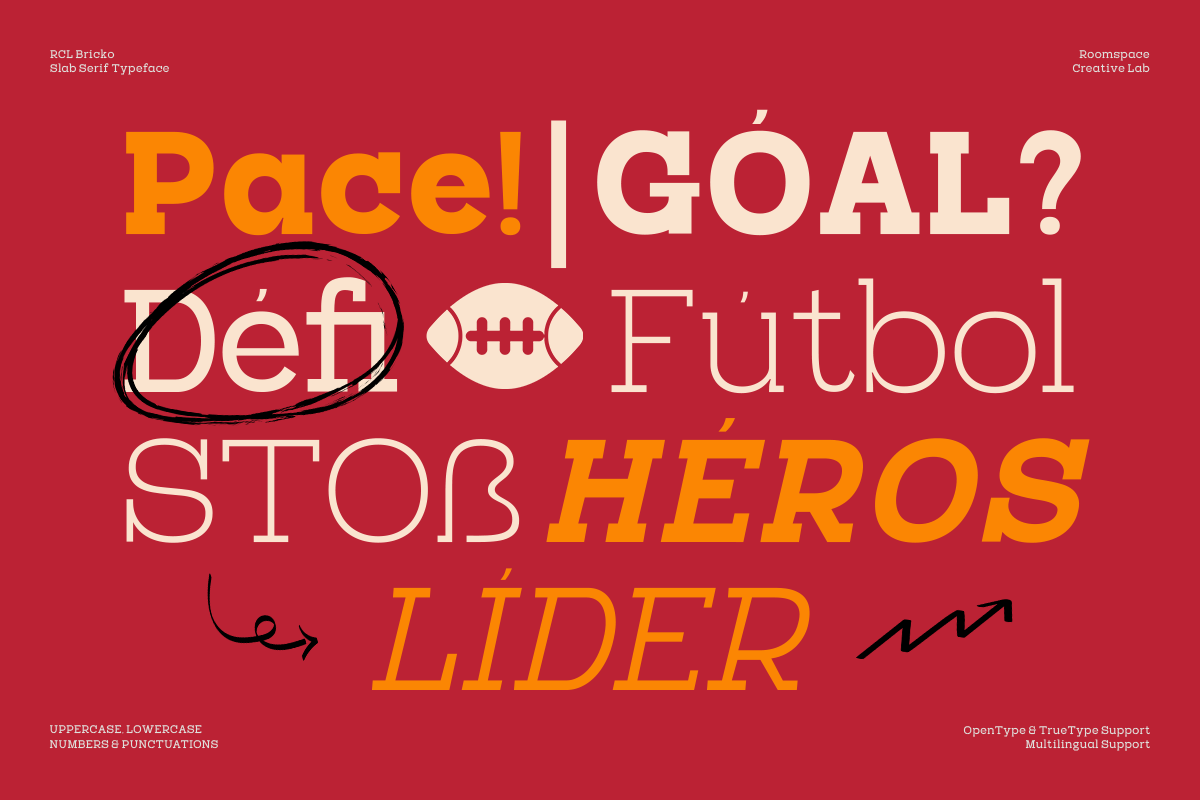 Bricko – A Bold Modern Slab Serif, a Slab Serif Font by roomspace creative lab (Photo 10 of 15)