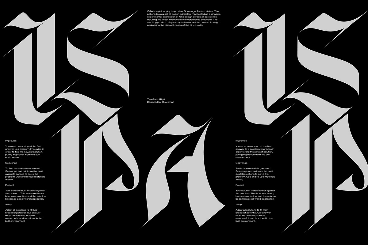 Rigel | Font Family, a Font by Supremat (Photo 4 of 8)