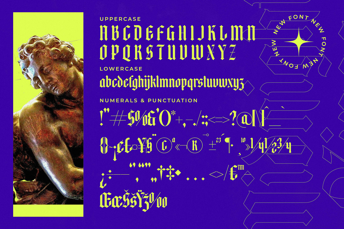 Midnights Kings Blackletter Serif, a Blackletter Font by timelesstype.co (Photo 18 of 20)