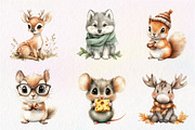 Sweet Forest Friends, Cute Baby, an Illustration by CreationArt (Thumbnail 2 of 9)