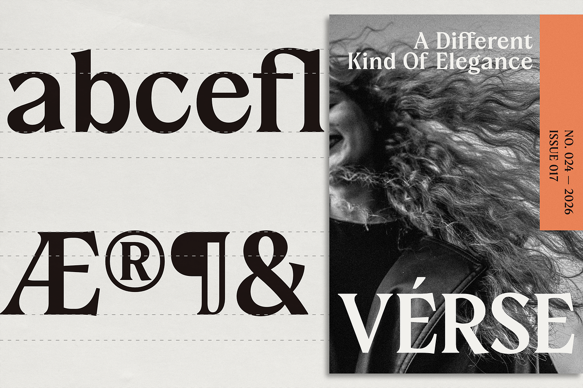 Akkyle – Modern High Contrast Serif, a Serif Font by Zaloma Studio (Photo 3 of 11)