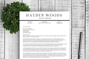 Resume Template Hayden