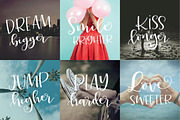 Peony Blooms Font Duo, a Script Font by Emily Spadoni (Thumbnail 2 of 14)