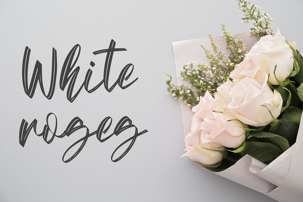 Sean Bettania - Brush Script Font, a Script Font by NTC Graphic (Photo 2 of 9)