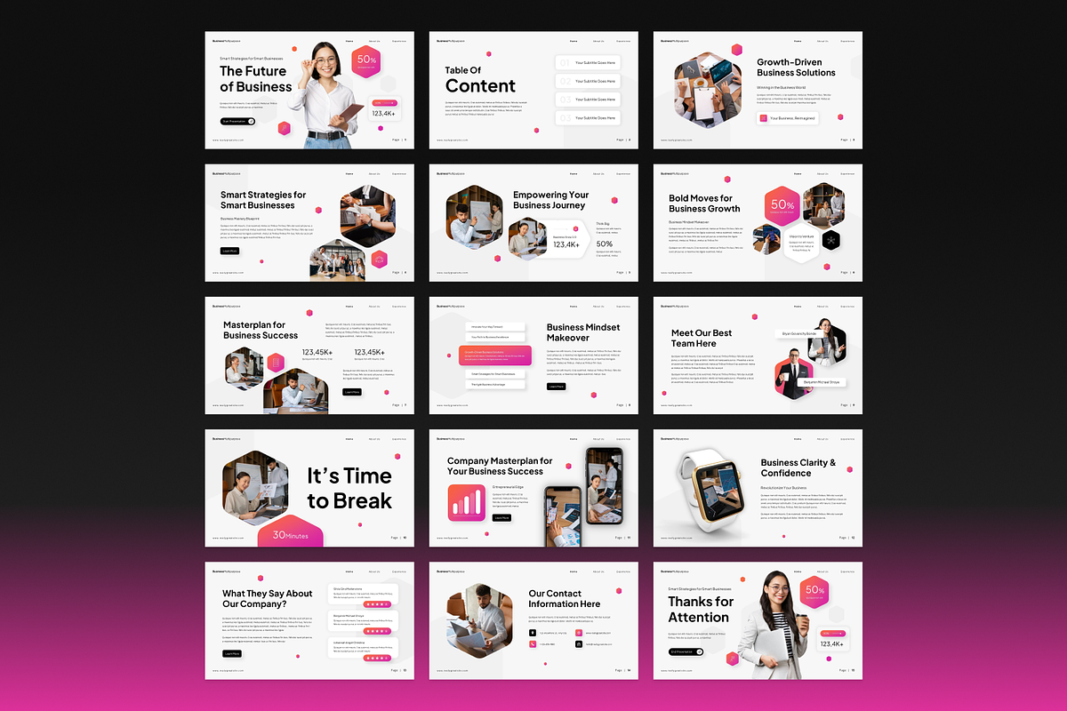 Business Multipurpose Presentation preview 4
