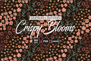 Crispy Blooms - Seamless Patterns, a Pattern Graphic by texvogue (Thumbnail 1 of 9)